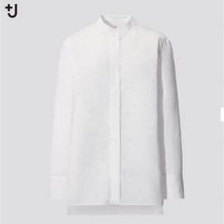 ユニクロ(UNIQLO)のUNIQLO＋J スーピマコットンスタンドカラーシャツ(長袖)(シャツ/ブラウス(長袖/七分))