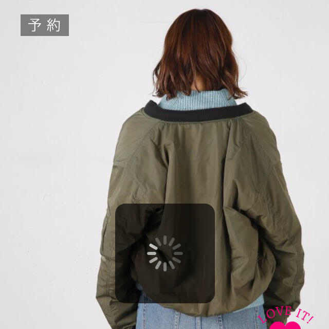 moussy(マウジー)のビンテージMA-1 レディースのジャケット/アウター(ブルゾン)の商品写真