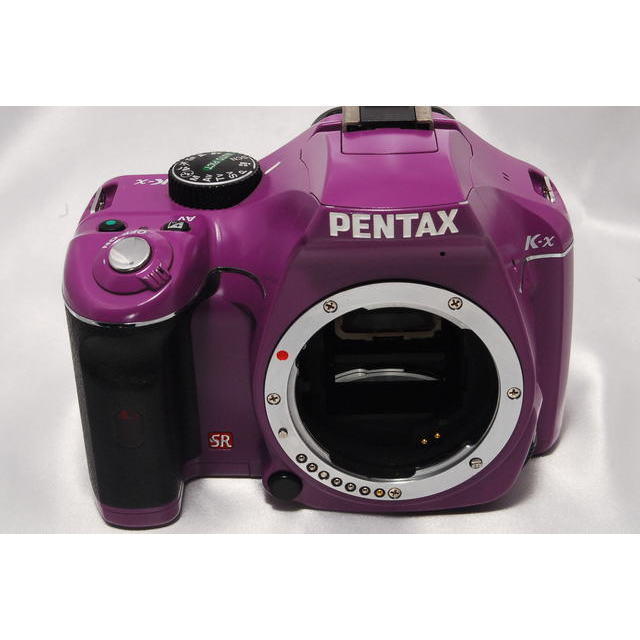 PENTAX(ペンタックス)のpentax　K-x　レンズキット！パープル スマホ/家電/カメラのカメラ(デジタル一眼)の商品写真