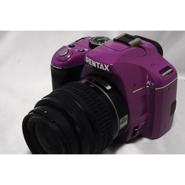 PENTAX(ペンタックス)のpentax　K-x　レンズキット！パープル スマホ/家電/カメラのカメラ(デジタル一眼)の商品写真