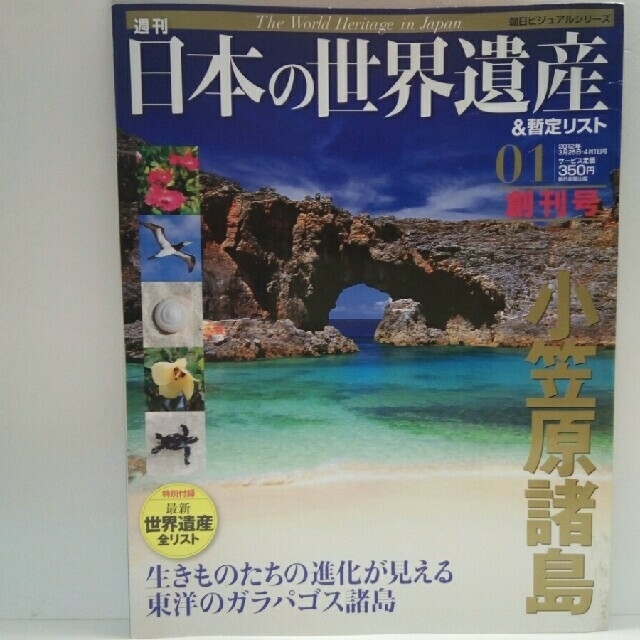 絶版◆◆週刊日本の世界遺産＆暫定リスト1小笠原諸島◆◆絶滅危惧種　母島　父島●● エンタメ/ホビーの本(人文/社会)の商品写真