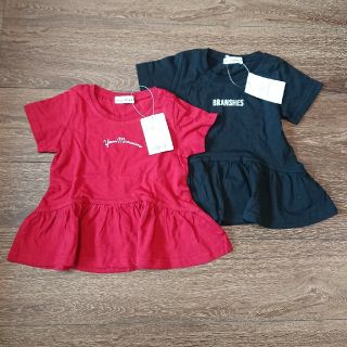 ブランシェス(Branshes)の半袖チュニック2枚セット(Tシャツ/カットソー)