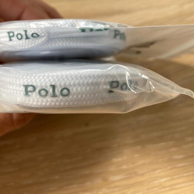 POLO RALPH LAUREN(ポロラルフローレン)のスニーカー紐　POLOロゴ入り メンズのメンズ その他(その他)の商品写真