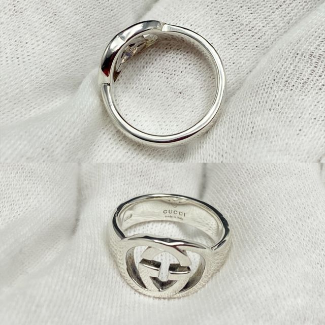 Gucci(グッチ)の新品仕上 グッチ Ｇロゴ ブリット リング 指輪 シルバー 925 6号 レディースのアクセサリー(リング(指輪))の商品写真