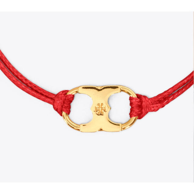 Tory Burch(トリーバーチ)の新品　トリーバーチ　エンブレイス　アンビッション　ブレスレット　赤/レッド レディースのアクセサリー(ブレスレット/バングル)の商品写真