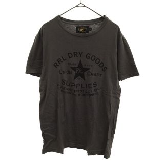 ダブルアールエル(RRL)のRRL ダブルアールエル DRY　GOODS　GRAPHIC T-SHIRTS　グラフィックTシャツカットソー　グレー(Tシャツ/カットソー(半袖/袖なし))