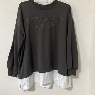 アナップ(ANAP)の新品 ANAP Tシャツ レイヤード風(Tシャツ(長袖/七分))