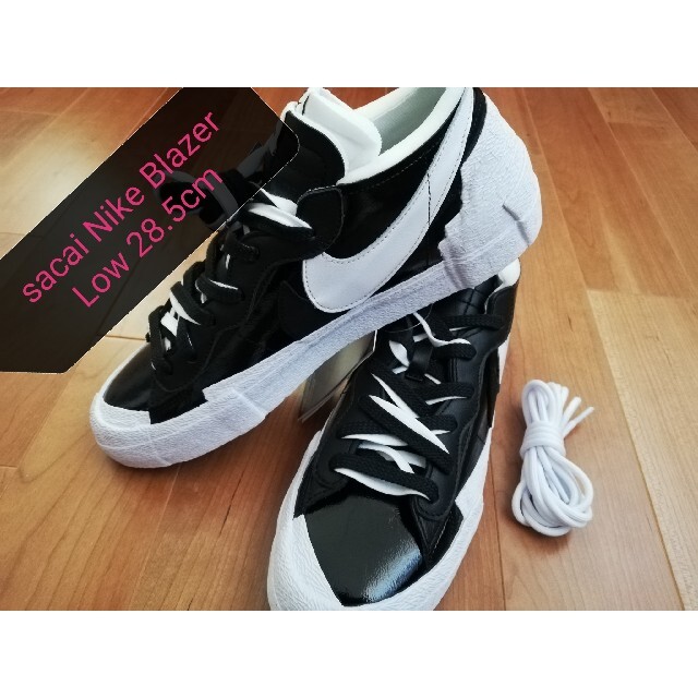 値下 sacai Nike Blazer Low 28.5cm ブラックパテント - www ...