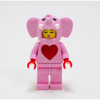 レゴ(Lego)の【新品未使用】レゴ　LEGO ミニフィグ　エレファントガール　ピンクの象(知育玩具)