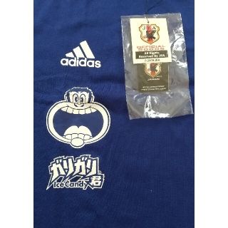 アディダス(adidas)のガリガリ君とadidasのコラボTシャツ  サッカー日本代表(Tシャツ/カットソー(半袖/袖なし))