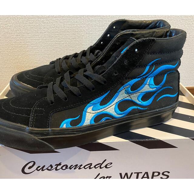 wtaps vans sk8  blue flame Hi  us9.5