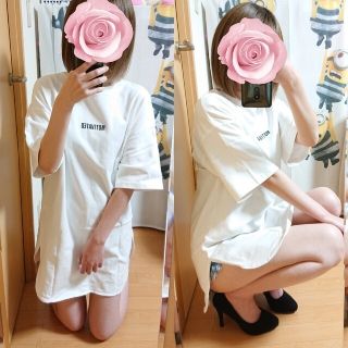 ジーユー(GU)のGU♡ミニワンピ♡Tシャツワンピ(ミニワンピース)