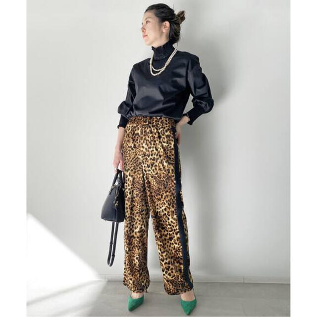 レディース LAppartement Leopard Side Line Pants 34 18時まで値下げ