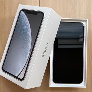 iPhone - 【美品】iPhonexr 64GB本体 SIMフリー ホワイトの通販 by abc