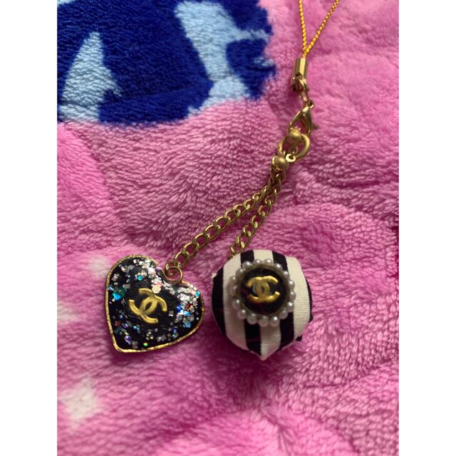 CHANEL - CHANEL キラキラ ラメ キーチャーム ストラップの通販 by