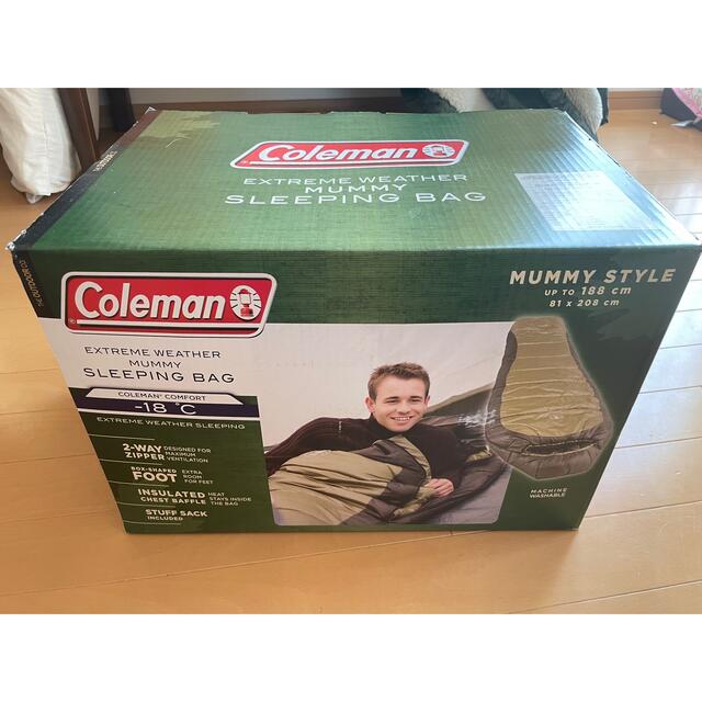新品コールマン 寝袋 スリーピングバッグ -18℃ マミー型 Coleman