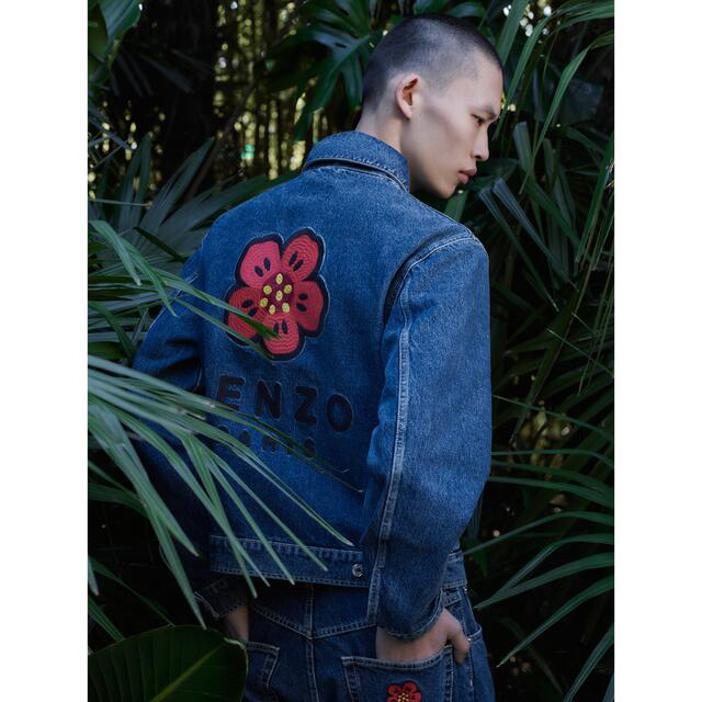 新品登場 nigo kenzo - KENZO BOKE 刺繍デニムジャケット FLOWER G