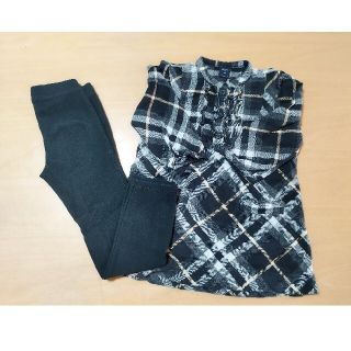 ギャップキッズ(GAP Kids)の美品　GapKids 可愛いチュニック&パンツセット120(パンツ/スパッツ)