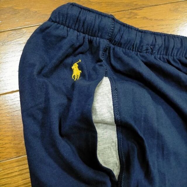 POLO RALPH LAUREN(ポロラルフローレン)の最後新品POLO　S-M　刺繍ロゴ　ジョガーパンツ　スウェットパンツ　ネイビー紺 メンズのパンツ(その他)の商品写真