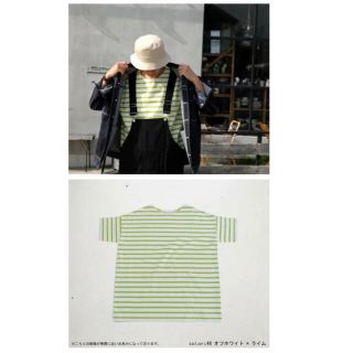 アンティカ(antiqua)のアンティカ　antiqa  ボーダーＴシャツ(Tシャツ/カットソー(半袖/袖なし))