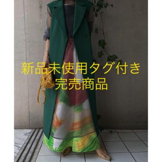 アメリヴィンテージ(Ameri VINTAGE)のLONG VEST SET SHEER DRESS(ベスト/ジレ)