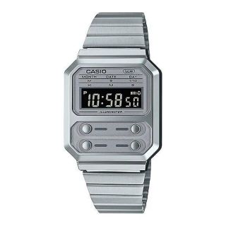 カシオ(CASIO)のCASIO　A100WE-7B　カシオ 海外モデル　NEWカラー(腕時計(デジタル))