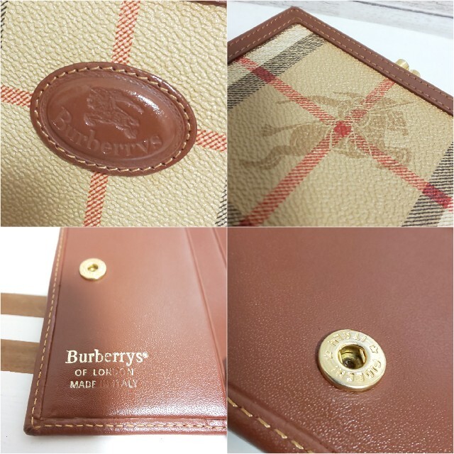 新品/極希少】Burberrys がま口二つ折り財布 ホースロゴ ノバ 新品/極希少】Burberrys がま口二つ折り財布 ホースロゴ ノバ