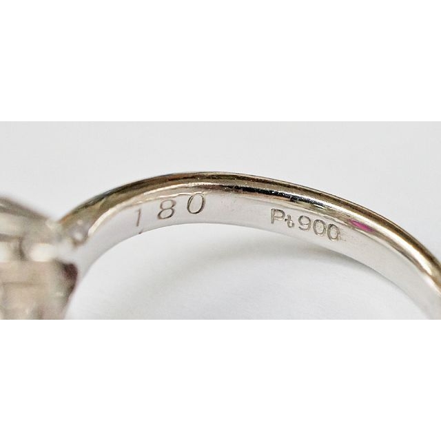 PT900 ルビー スタールビー ダイヤ リング 7.02g サイズ10 レディースのアクセサリー(リング(指輪))の商品写真