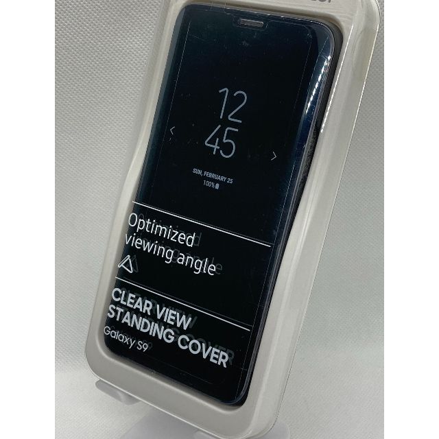SAMSUNG(サムスン)のギャラクシー S9  Samsung 純正カバー  ブラック スマホ/家電/カメラのスマホアクセサリー(Androidケース)の商品写真