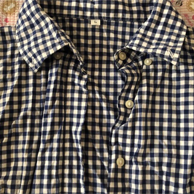 MUJI (無印良品)(ムジルシリョウヒン)のギンガムチェックのシャツ レディースのトップス(シャツ/ブラウス(長袖/七分))の商品写真