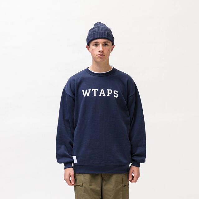 W)taps(ダブルタップス)のWTAPS 22SS ACADEMY SWEATER LIGHT GRAY S メンズのトップス(スウェット)の商品写真