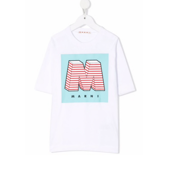 MARNI  Tシャツ  Mロゴ プリント　新品未使用　14Y