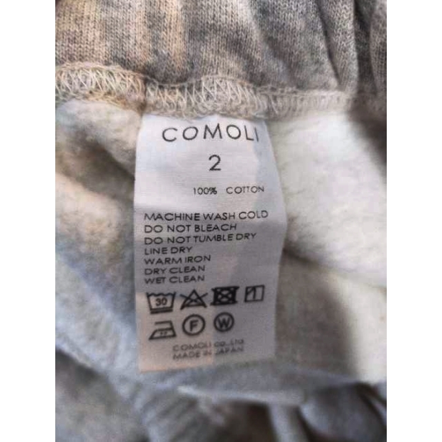 COMOLI(コモリ)のCOMOLI(コモリ) 22SS コットン吊裏毛パンツ メンズ パンツ メンズのパンツ(その他)の商品写真