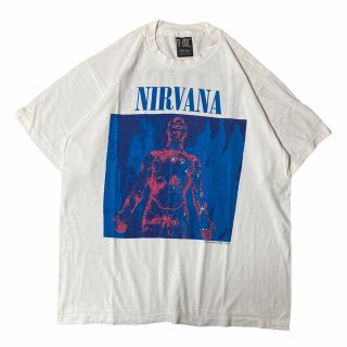 【希少】NIRVANA ニルヴァーナ 肩幅51身幅55袖丈21着丈73(Tシャツ/カットソー(半袖/袖なし))