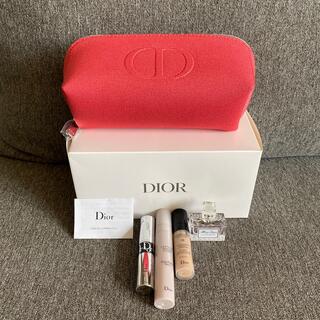 ディオール(Dior)のディオール🎗ポーチ　美容液　香水　マスカラ　リキッド豪華5点セット(ポーチ)