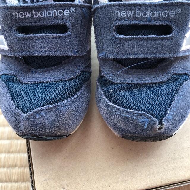 New Balance(ニューバランス)のニューバランス  14cm 996 ネイビー　紺　スニーカー　靴　キッズ　子供　 キッズ/ベビー/マタニティのベビー靴/シューズ(~14cm)(スニーカー)の商品写真