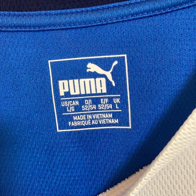 PUMA(プーマ)のPUMA イタリア代表　プラクティスシャツ　Lサイズ スポーツ/アウトドアのサッカー/フットサル(ウェア)の商品写真