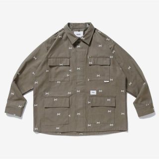 ダブルタップス(W)taps)の新品 22SS WTAPS JUNGLE 01 LS Mサイズ GREIGE(シャツ)