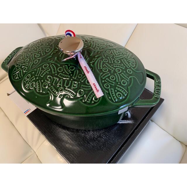 STAUB - 【新品未使用】ストウブフォレスト ミナペルホネン オーバル