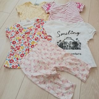 ユニクロ(UNIQLO)の女の子90 おまとめセット(Tシャツ/カットソー)