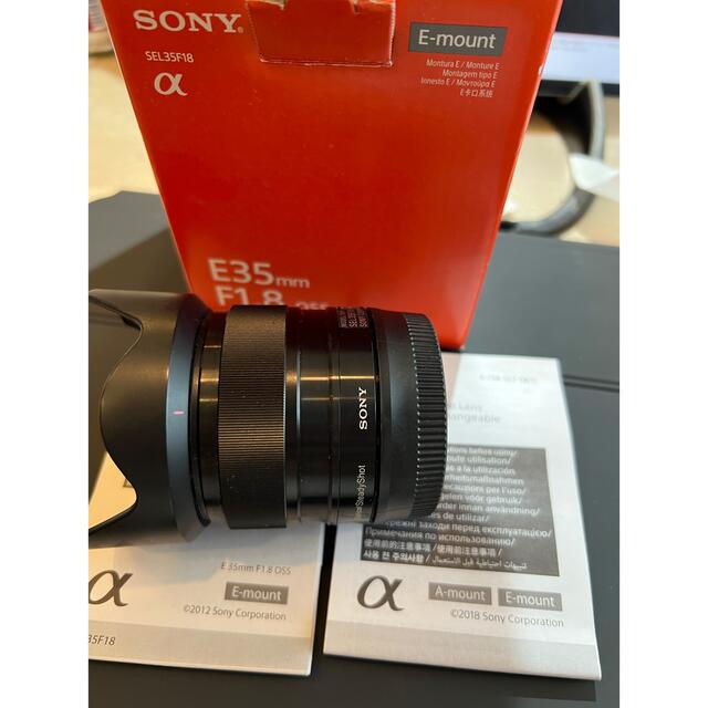 SONY  デジタル一眼カメラ　Eマウント用レンズ E35F1.8OSS