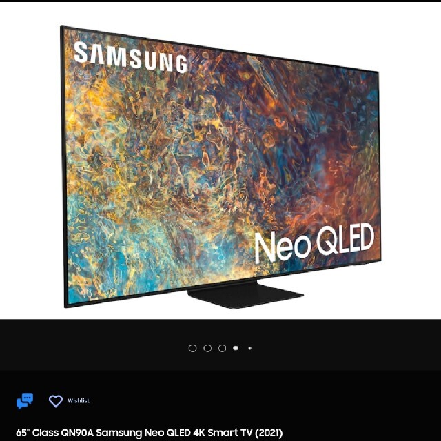 QN90A Samsung Neo QLED 4K Smart TV 2021