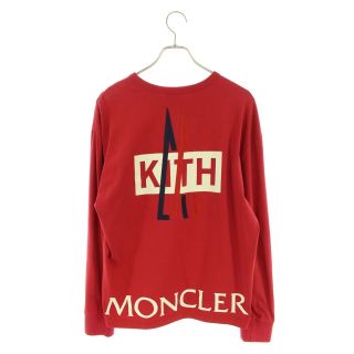 モンクレール(MONCLER)のモンクレール ×キス/KITH バックフロッキーロゴクルーネック長袖カットソー(Tシャツ/カットソー(七分/長袖))