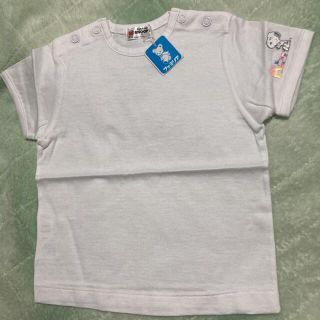 ファミリア(familiar)の専用！新品　ファミリア　半袖　Tシャツ　レア　75 70 汽車　白　スヌーピー(Ｔシャツ)