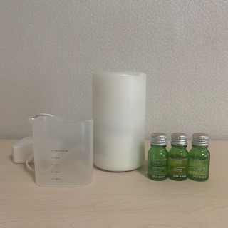 ムジルシリョウヒン(MUJI (無印良品))の無印良品　アロマディフューザー&アロマオイル3個セット美品(アロマディフューザー)