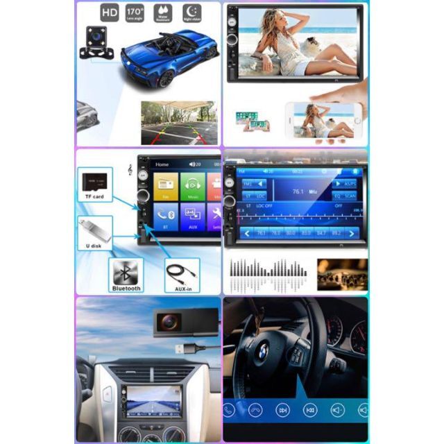 ❤バックカメラ付き多機能カーステレオ♪❤操作しやすくて使い勝手 ...