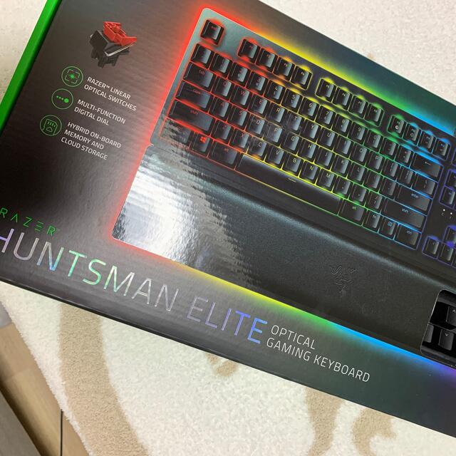 Razer(レイザー)のRazer HUNTSMAN ELITE LINEAR JP スマホ/家電/カメラのPC/タブレット(PC周辺機器)の商品写真