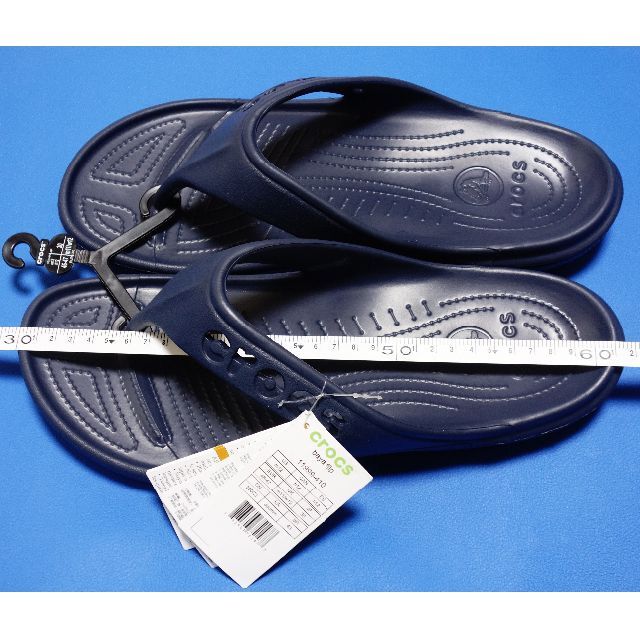 crocs(クロックス)の30cm★US M12　クロックス　crocs baya flip　紺色サンダル メンズの靴/シューズ(サンダル)の商品写真