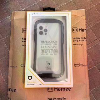 ハイミー(HIMMY)のHamee iFace 強化ガラスケース iPhone 12・12Pro ブラッ(モバイルケース/カバー)