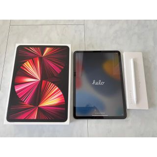 アイパッド(iPad)の美品iPad Pro 11インチ 第3世代 WiFi 256GB スペースグレイ(タブレット)